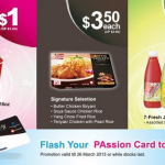7-Eleven Passion Card Members Promotion (Till 26 Mar 2013)