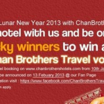 Chan Brothers Travel Lunar New Year 2013 Lucky Draw