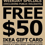 IKEA $50 Gift Card Giveaway (Till 8 Feb 2013)