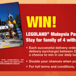 KFC Delivery Lucky Draw – Win Legoland Malaysia Passes