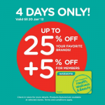 Watsons 4 Days Only Special (Till 20 Jan 2013)