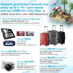 Charge to CIMB MasterCard & Redeem @ NATAS Travel 2013