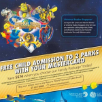 Free Child Admission to Universal Studios with MasterCard