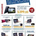 ASUS Concept Store Opening Specials