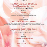 Island Cafe National Day Special 2013