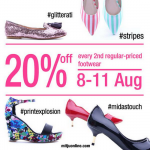 Mitju National Day Sale – Enjoy 20% Off 2nd Footwear (Till 11 Aug 2013)