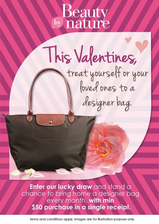 Beauty By Nature Monthly Lucky Draw - Win A Designer Bag