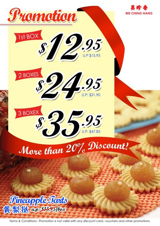 Bee Cheng Hiang Weekday Promotion (14 - 17 Jan 2013)