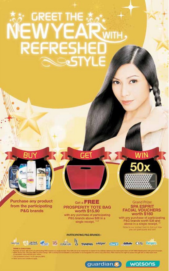P G Brands New Year Promotion Singapore Great Deals