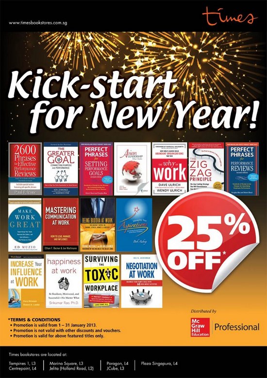 Times Bookstores Management & Self Help Books Promotion