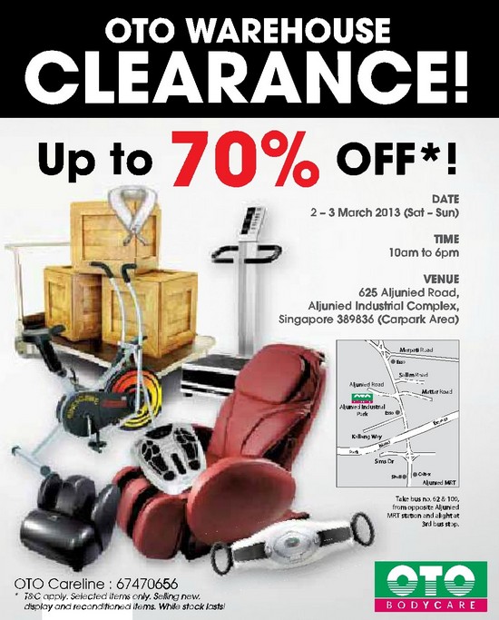 OTO Warehouse Clearance Sale - Up To 70 Off