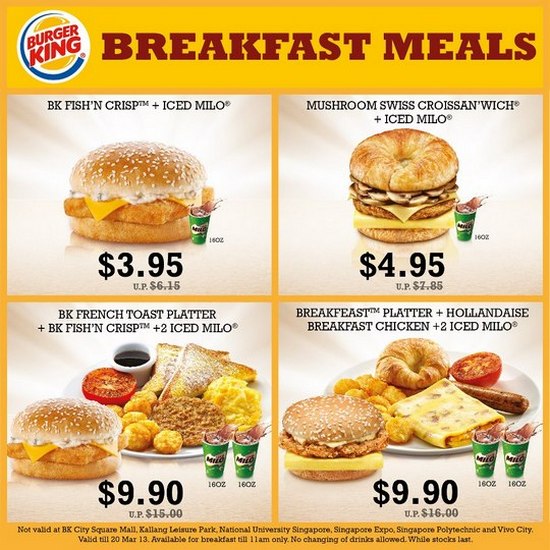 What Are Burger King S Breakfast Specials