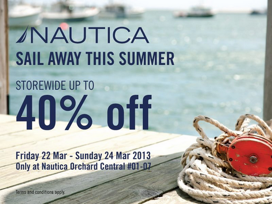 Nautica Orchard Central Sale - Up To 40 Off Storewide