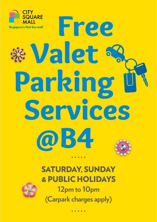 City Square Mall Free Valet Parking Services @ B4