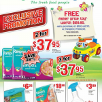 Cold Storage Pampers Promotion – Free Fisherprice Toy