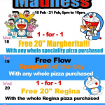 The Manhattan Pizza Co. Free Flow Madness Week Promotion (18 – 21 Feb 2013)