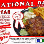 Botak National Day Promotion (Till 9 Aug 2013)