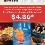 Chilis National Day $4.80 Special Promotion