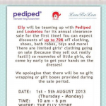 Elly’s Annual Clearance Sale (Till 5 Aug 2013)