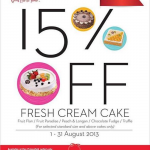 PrimaDeli Fresh Cream Cakes Promotion (Till 31 Aug 2013)