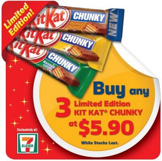 7-Eleven Limited Edition Kit Kat Chunkys Deal | Singapore Great Deals