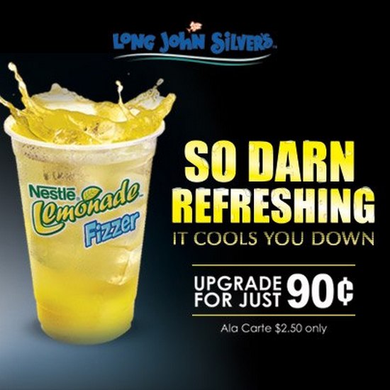 Long John Silver’s Lemonade Fizzer Upgrade for just $0.90 | Singapore ...